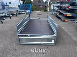 New Twin Axle FLAT Trailer UNBRAKED 750kg 10 ft x 5 ft 300cm x 150cm