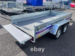 New Twin Axle TILT Trailer UNBRAKED 750kg 10 ft x 5 ft 300cm x 150cm