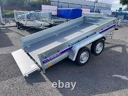 New Twin Axle TILT Trailer UNBRAKED 750kg 10 ft x 5 ft 300cm x 150cm