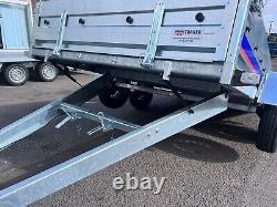 New Twin Axle TILT Trailer UNBRAKED 750kg 10 ft x 5 ft 300cm x 150cm