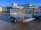 New Twin Axle Trailer Bed Unbraked 60cm Mesh 750kg 8.7ft X 4.4ft 263cm X 133cm