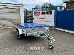 New Twin Axle Trailer Bed UNBRAKED Flat Cover 750kg 8.7ft x 4.4ft 263cm x 133cm