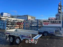 New Twin Axle Trailer UNBRAKED 750kg 8.7 ft x 4.4 ft 263cm x 133cm