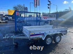 New Twin Axle Trailer UNBRAKED 750kg 8.7 ft x 4.4 ft 263cm x 133cm