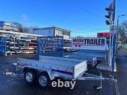 New Twin Axle Trailer UNBRAKED 750kg 8.7 ft x 4.4 ft 263cm x 133cm