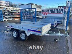 New Twin Axle Trailer UNBRAKED 750kg 8.7 ft x 4.4 ft 263cm x 133cm