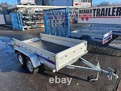 New Twin Axle Trailer UNBRAKED 750kg 8.7 ft x 4.4 ft 263cm x 133cm