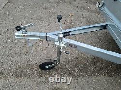 New Twin Axle Trailer UNBRAKED 750kg 8.7 ft x 4.4 ft 263cm x 133cm