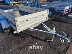 New Twin Axle Trailer UNBRAKED 750kg 8.7 ft x 4.4 ft 263cm x 133cm