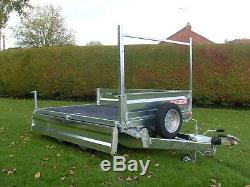 New Wessex PL85S Twin Axle Platform Dropside Flatbed Trailer, PRICE INCLUDES VAT