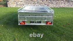 New car trailer twin axle with brakes 10 x 5 2700 kg