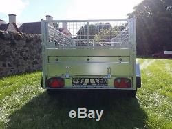 New trailer 8.7 x 4.1 twin axle-build, side and mesh