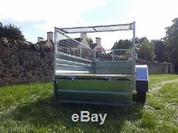 New trailer 8.7 x 4.1 twin axle-build, side and mesh