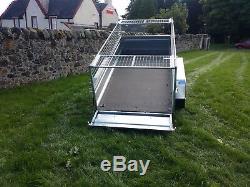 New trailer 8.7 x 4.1 twin axle-build, side and mesh