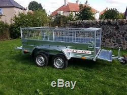 New trailer 8.7 x 4.1 twin axle-build, side and mesh