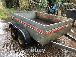 Not ifor Williams twin axle builders camping gardening trailer