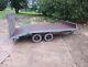 Nova Twin Axle Braked Beaver Tail Contractors Trailer Used With Brand New Winch