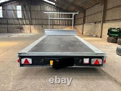 Nugent Flatbed Trailer 122 X 67 Twin Axle + VAT