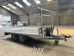 Nugent Flatbed Trailer 122 X 67 Twin Axle + VAT