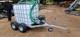 Off Road Bowser Trailer Twin Axle Grass Watering Sprayer Loncin 6.5hp Pump Atv