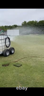 Off Road Bowser Trailer twin axle grass Watering Sprayer loncin 6.5hp pump atv