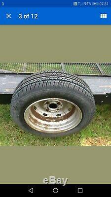 Old model Brian James twin axle car trailer transporter 16ft