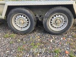 One Owner Twin Axle 8x4 Ifor williams plant trailer 2.7t
