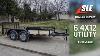 Overview Of 6 4 X12 Tandem Axle Utility Trailer Lawncare Sleequipment Trailers