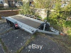 PEITZ Twin Axle Braked Car/Vehicle Transporter Trailer, Very Good Condition, S. H