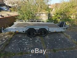 PEITZ Twin Axle Braked Car/Vehicle Transporter Trailer, Very Good Condition, S. H