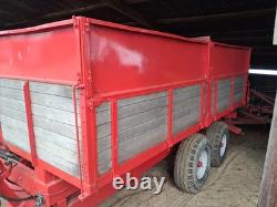 PETTIT 8 Tonne twin axle tipping grain trailer