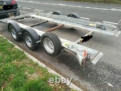 PRG Tilted Twin axle car Transporter Trailer 2600kg. Read description