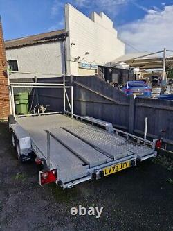 Phoenix Car Trailer Transporter Twin Axle Tyre Rack