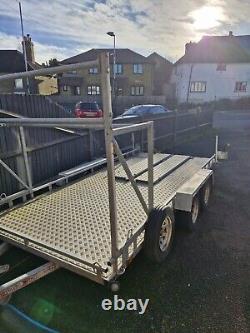 Phoenix Car Trailer Transporter Twin Axle Tyre Rack