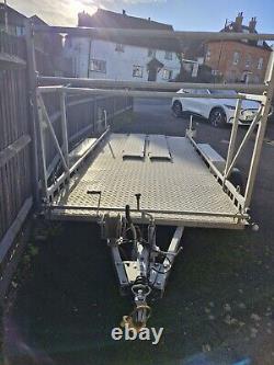 Phoenix Car Trailer Transporter Twin Axle Tyre Rack