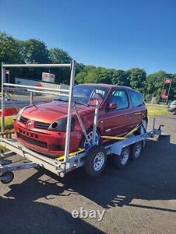 Phoenix Car Trailer Transporter Twin Axle Tyre Rack