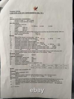 Phoenix Twin Axle Trailer Barely Used, Indoor Stored, Fully Equipped 4m, 2T