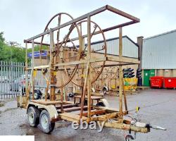 Pipe Coil Trailer twin axle steve vicks