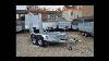 Plant Digger Trailer Heavy Duty Car Trailer Twin Axle Carro 2700kg 2200kg Payload