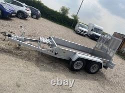 Plant Trailer Mini Digger 2700kg Indespension Twin Axle Beaver Tail Utility
