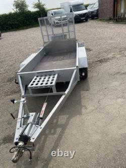 Plant Trailer Mini Digger 2700kg Indespension Twin Axle Beaver Tail Utility
