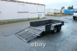 Plant Trailer Twin Axle With Loading Ramp