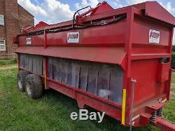 Portequip Cattle feed trailer, creep beef feeder 9t twin axle 2018