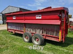 Portequip Cattle feed trailer, creep beef feeder 9t twin axle 2018