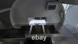 Premium Black Catering Trailer Twin Axle Mobile Food Unit