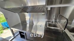 Premium Black Catering Trailer Twin Axle Mobile Food Unit