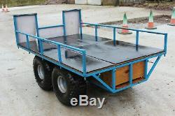 Quad Bike ATV Shooting Flatbed Transporter Twin Axle Trailer Hardly Used A1