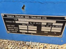 RANCH 10 Tonne Twin axle Grain Trailer with Grain Chute