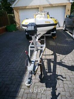 RIB Boat 5.95m on a Twin Axle Trailer