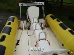 RIB Boat 5.95m on a Twin Axle Trailer